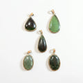 Colgante jade engarzado – Prosperidad y serenidad