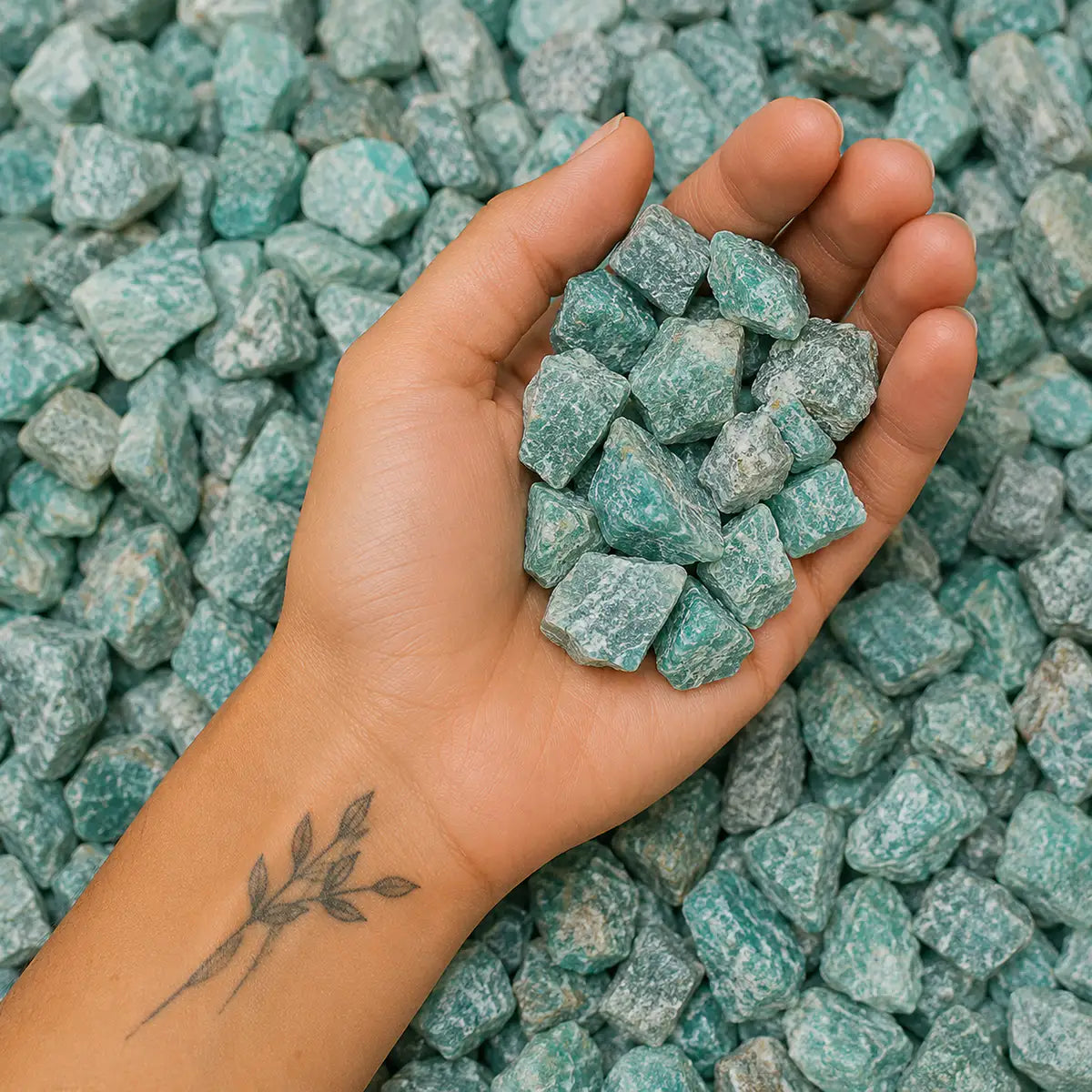 Pulsera Amazonita – equilibrio emocional en IMILLA. Minerales naturales y piezas con intención para equilibrio, cuidado personal y conexión diaria.