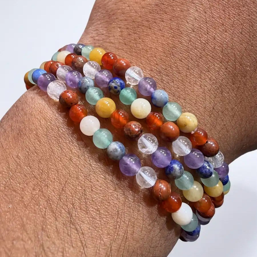 Pulsera 7 chakras 4mm – Equilibrio energético