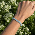 Pulsera Aguamarina está pensada para acompañarte en esos momentos en los que todo va demasiado rápido y necesitas parar, respirar y volver a ti.