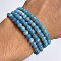 Pulsera apatita 6mm – Motivación y claridad