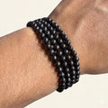 Pulsera azabache 4mm – Protección y consuelo