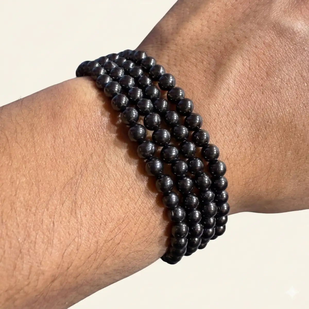 Pulsera azabache 4mm – Protección y consuelo