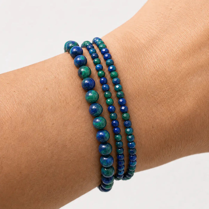 Pulsera de Azurita Malaquita – Transformación y comunicación