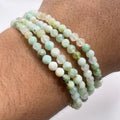 Pulsera crisocola 4mm facetada – Comunicación y serenidad