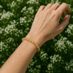 Pulsera Cuarzo Citrino – energía y abundancia en IMILLA. Minerales naturales y piezas con intención para energía, cuidado personal y conexión diaria.