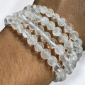 Pulsera cuarzo de cristal 6mm – Claridad y amplificación