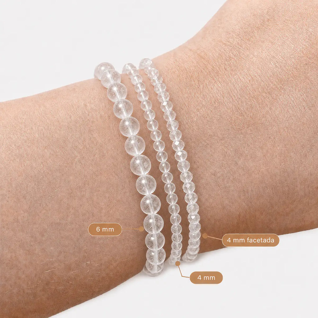 Pulsera de Cuarzo Cristal – Claridad y amplificación