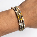 Pulsera jaspe abejorro 4mm facetada – Vitalidad y manifestación