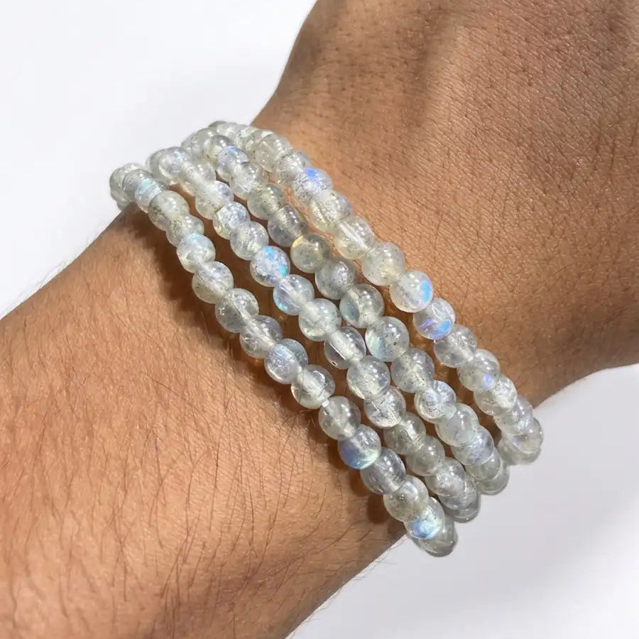 Pulsera labradorita 4mm – Magia y protección