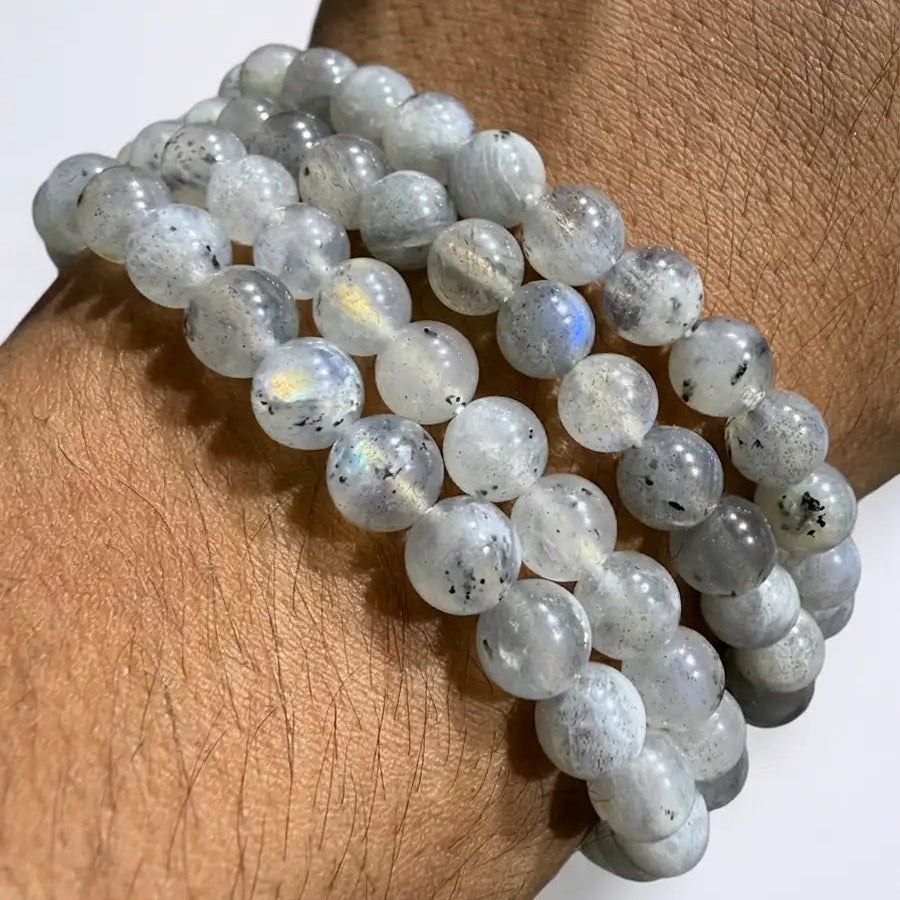 Pulsera labradorita 6mm – Magia y protección