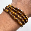 Pulsera ojo de tigre 4mm facetada – Protección y confianza