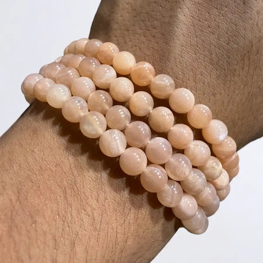 Pulsera piedra del sol 6mm – Alegría y vitalidad