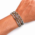 Pulsera prehnita 4mm – Calma y sanación