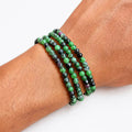 Pulsera rubí zoisita 4mm – Vitalidad y pasión
