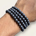 Pulsera shungita 6mm – Protección y purificación