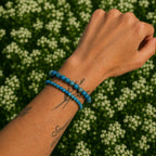 Pulsera Apatita – claridad y comunicación en IMILLA. Minerales naturales y piezas con intención para claridad, cuidado personal y conexión diaria.