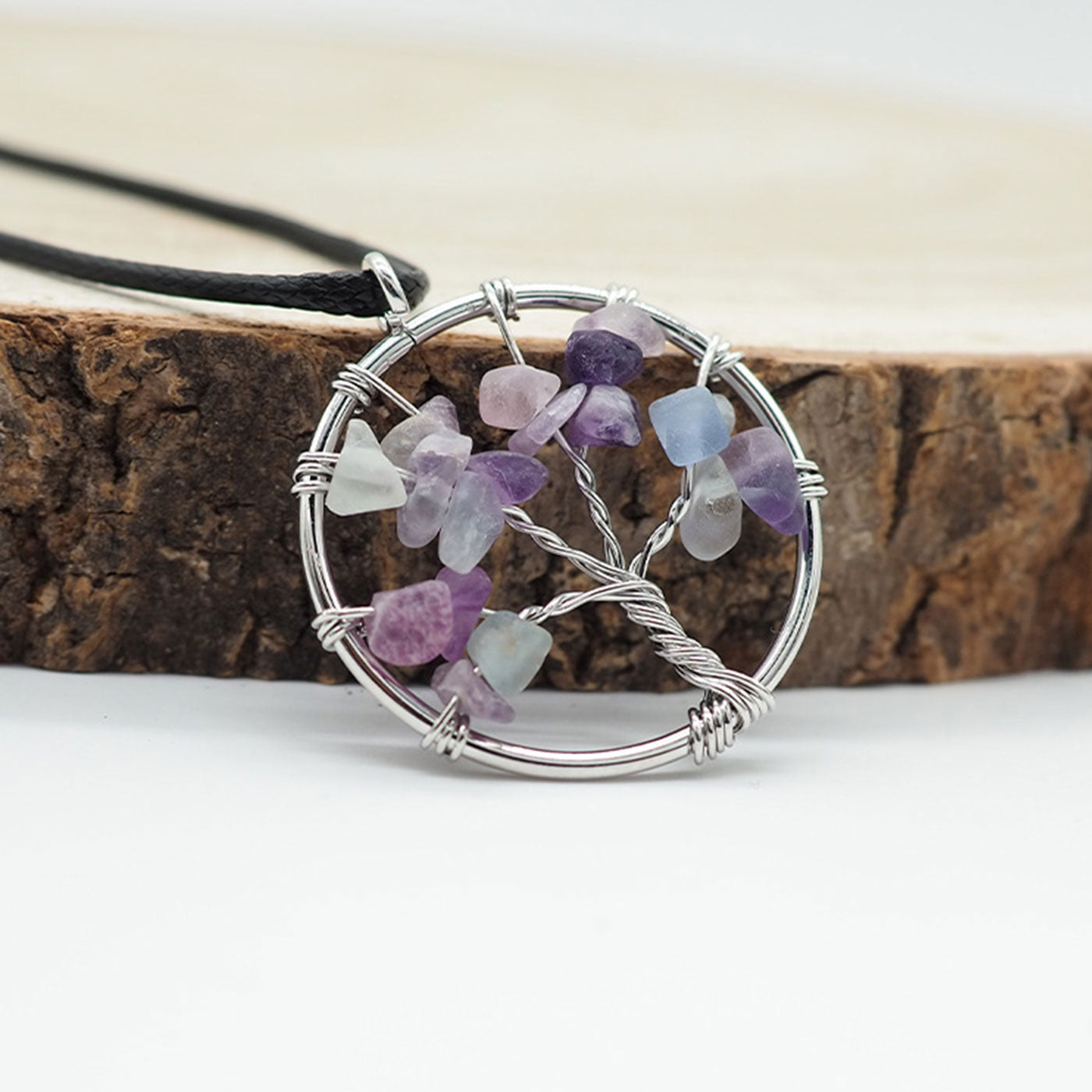 Colgante fluorita árbol de la vida – Concentración y orden