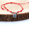 Pulsera roja ojo turco herradura 7 nudos - Protección y mal de ojo