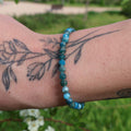 Pulsera apatita 4mm facetada – Motivación y claridad