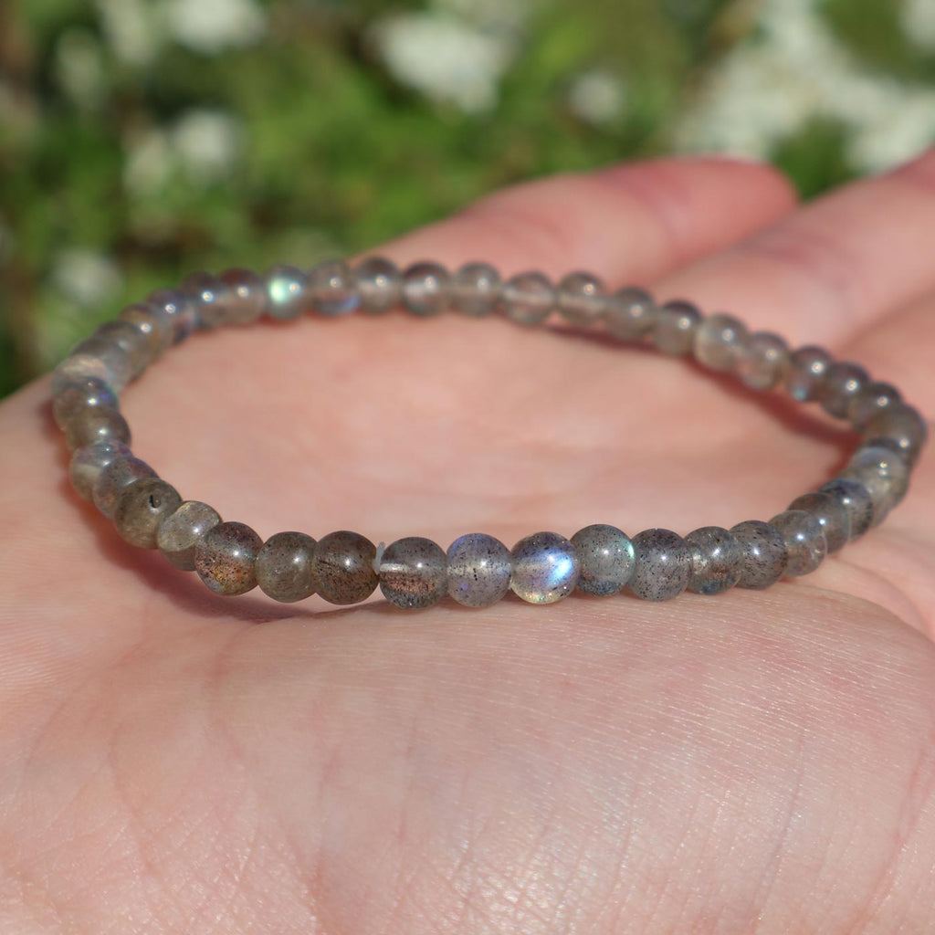 Pulsera labradorita 4mm – Magia y protección