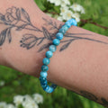 Pulsera apatita 6mm – Motivación y claridad