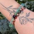 Pulsera fluorita 6mm – Concentración y orden