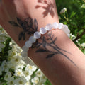 Pulsera Selenita 6mm – Calma y limpieza energética