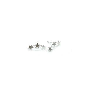 Pendientes Plata 3 Estrellas
