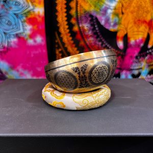 Cuenco Tibetano 7 Metales Luna y Buda Pequeño